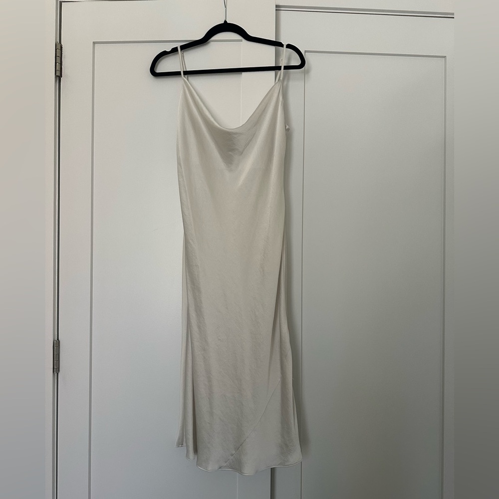 Wilfred Cream Slip Dress
